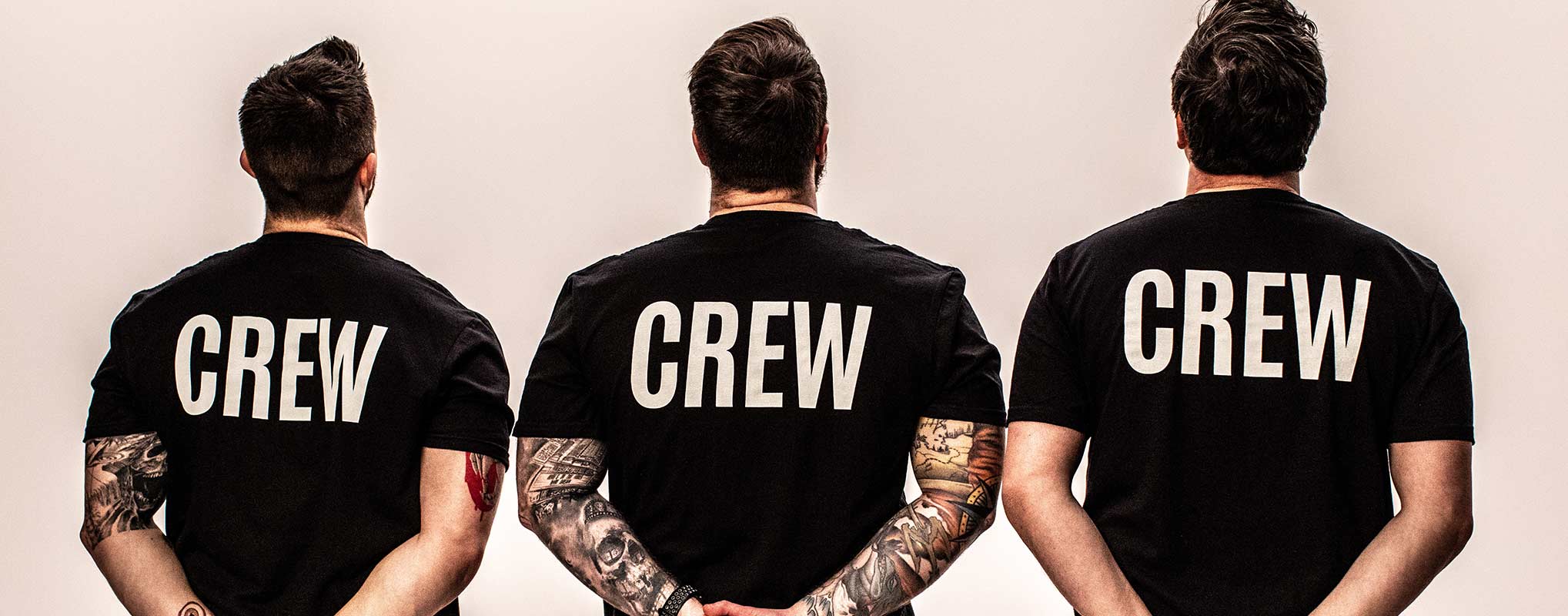 A team of NJ video production crew stands ready for action