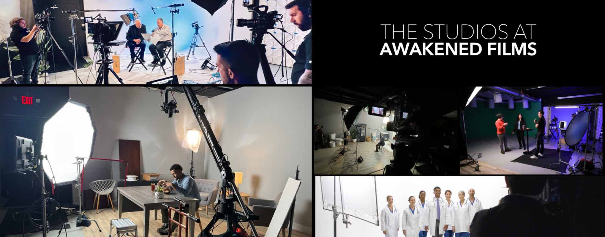Compilation image of a Local Studio called Awakened Films