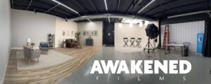 a panoraic image of the local studio, awakened films in New Jersey